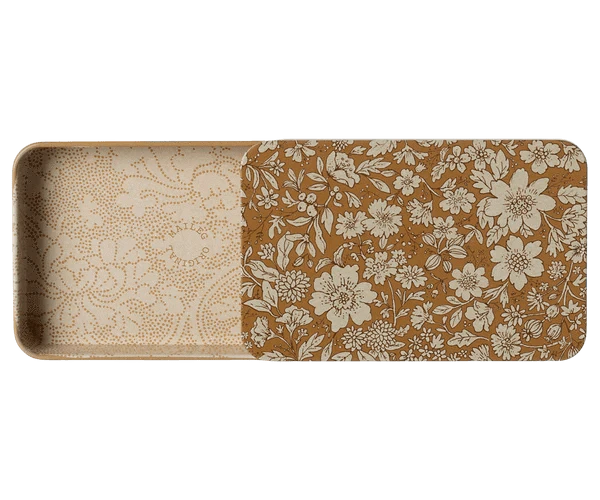 Metal Box with Sliding Lid Blossom- Ocher Maileg Lil Tulips