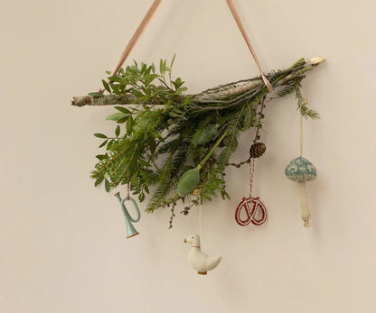 Metal ornament, Trumpet - Mint Maileg Final Sale Lil Tulips