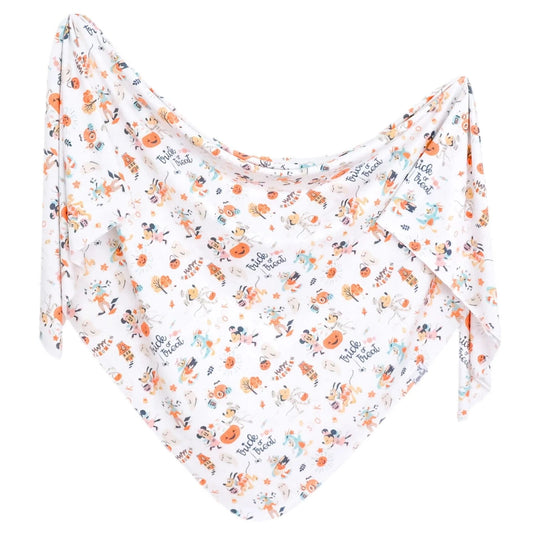 Mickey Mouse's Boo Bash Knit Blanket Copper Pearl Lil Tulips