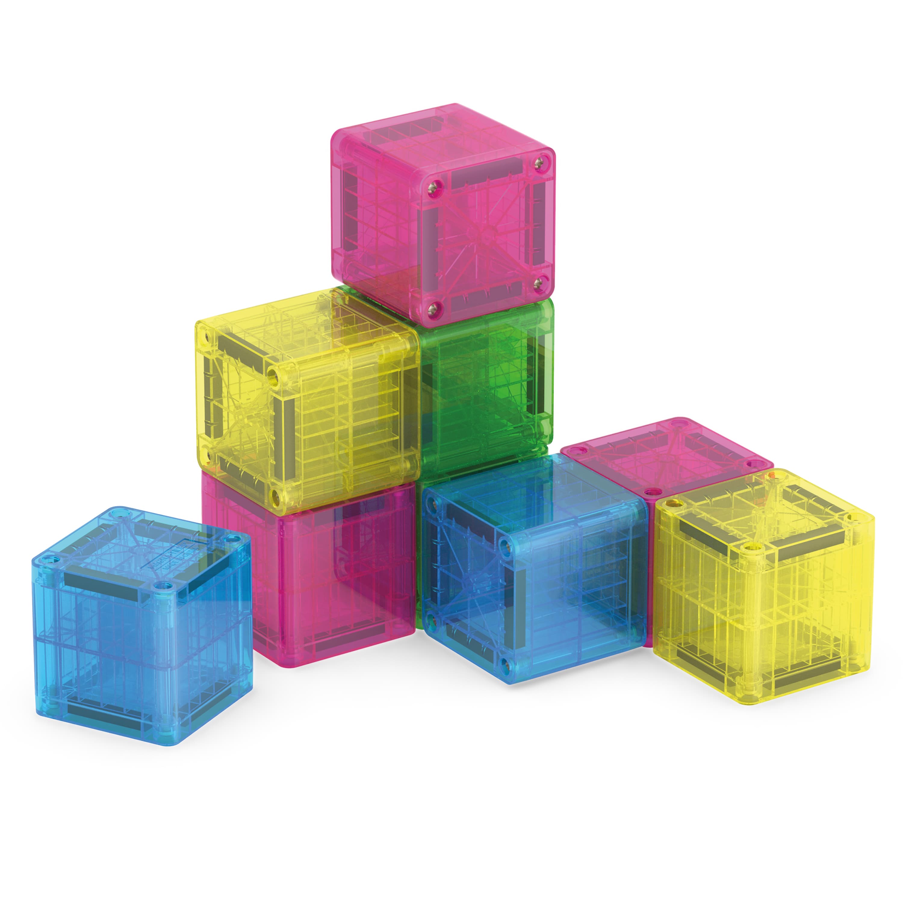 microMAGS Cubes 9 Piece Set Magna-Tiles Lil Tulips