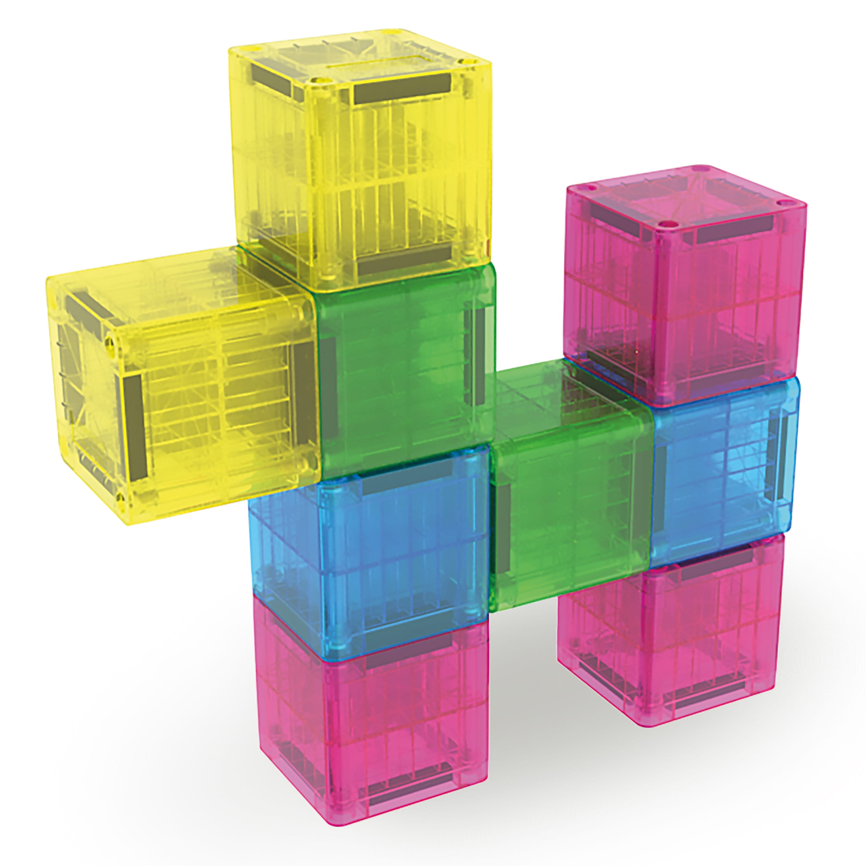 microMAGS Cubes 9 Piece Set Magna-Tiles Lil Tulips