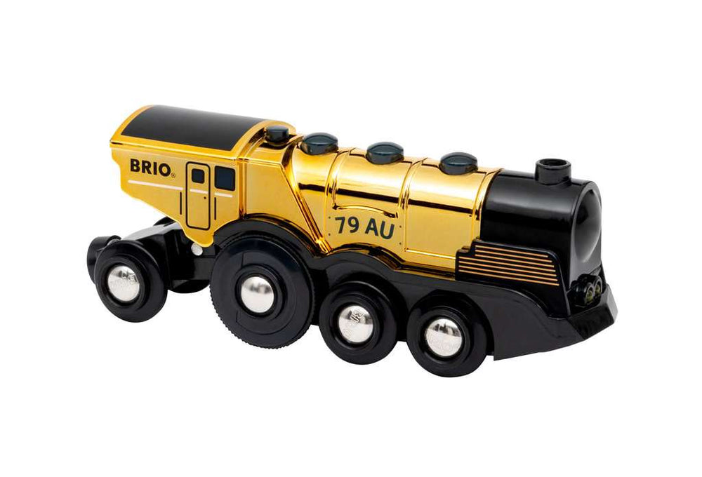 Mighty Gold Action Locomotive Brio Model Trains & Train Sets Lil Tulips