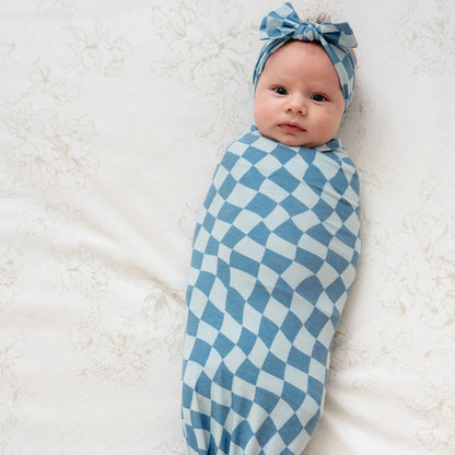 Miles Knit Swaddle Blanket Copper Pearl Lil Tulips