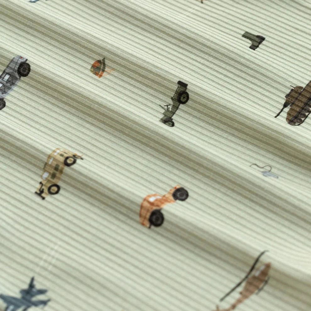 Military Small Ribbed Zip Romper Brave Little Ones Lil Tulips