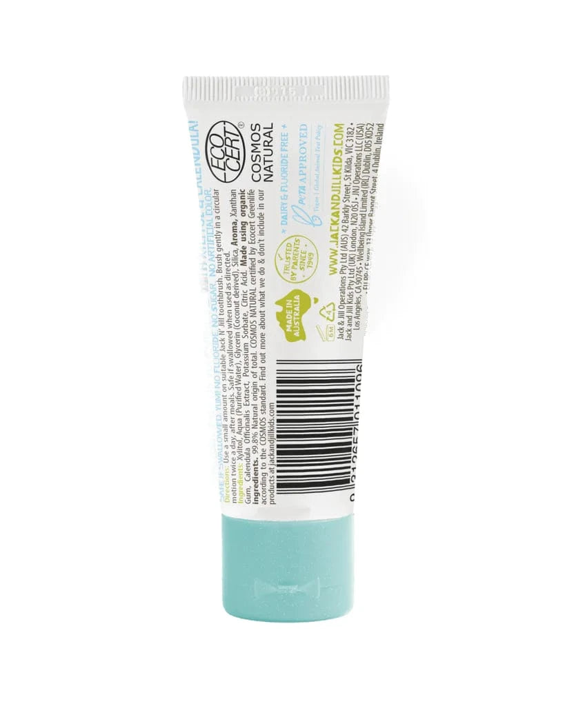 Milkshake Natural Toothpaste Jack n' Jill Lil Tulips