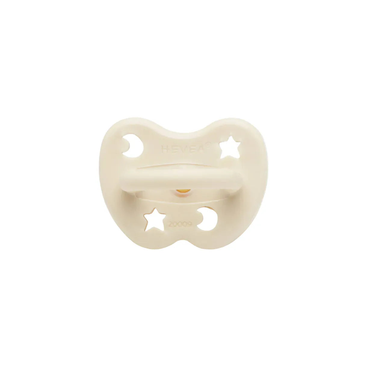 Milky White Pacifier Newborn 0+ Months Single-Pack-Round Hevea Lil Tulips