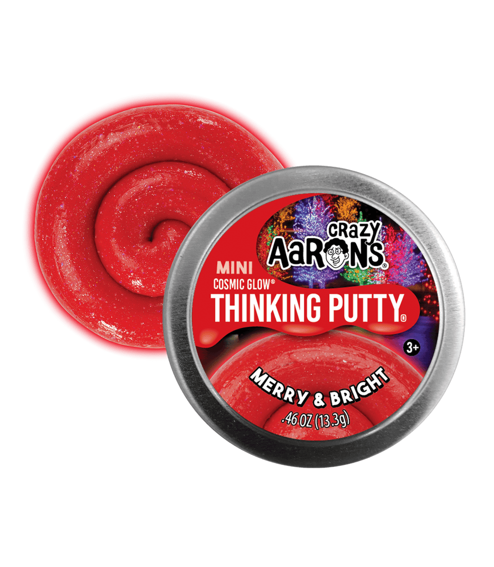 Mini 2" Merry & Bright Putty Crazy Aaron's Putty World Lil Tulips