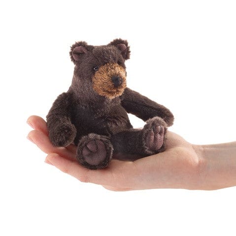 Mini Bear, Sitting Finger Puppet Folkmanis Puppets Lil Tulips