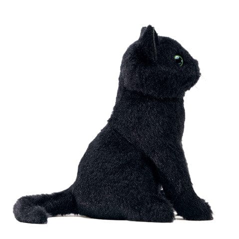 Mini Cat, Black Finger Puppet Folkmanis Puppets Folkmanis Puppets Lil Tulips
