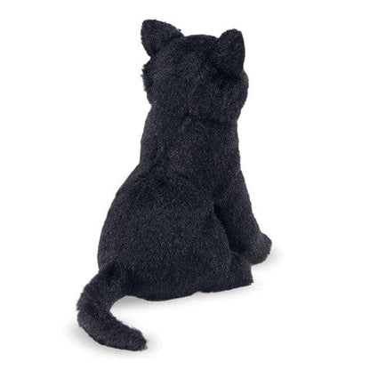 Mini Cat, Black Finger Puppet Folkmanis Puppets Folkmanis Puppets Lil Tulips