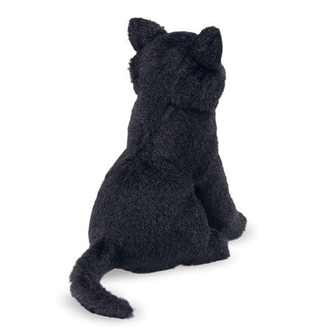 Mini Cat, Black Finger Puppet Folkmanis Puppets Folkmanis Puppets Lil Tulips