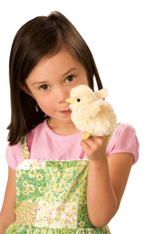 Mini Chick Finger Puppet Folkmanis Puppets Folkmanis Puppets Lil Tulips