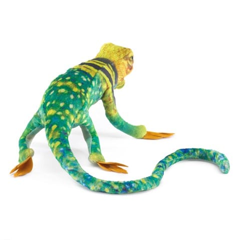 Mini Collared Lizard Finger Puppet Folkmanis Puppets Folkmanis Puppets Lil Tulips