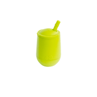 Mini Cup + Straw Training System - Lime Ezpz Lil Tulips