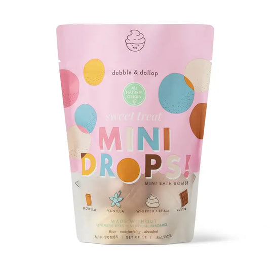 Mini Drops® Bath Bombs - Sweet Treat Dabble & Dollop Lil Tulips