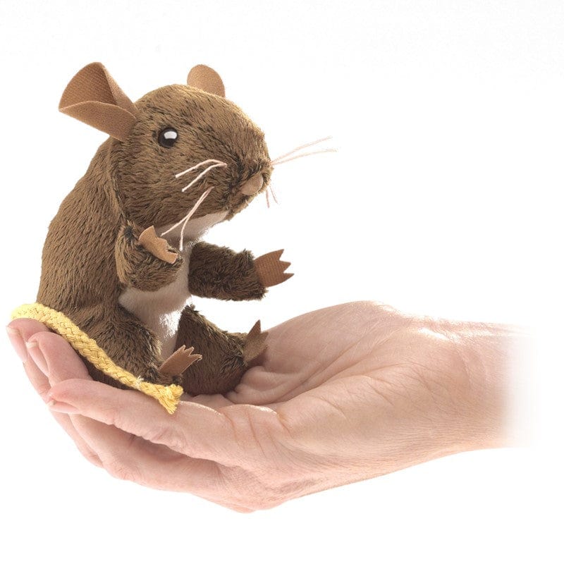 Mini Field Mouse Finger Puppet Folkmanis Puppets Folkmanis Puppets Lil Tulips