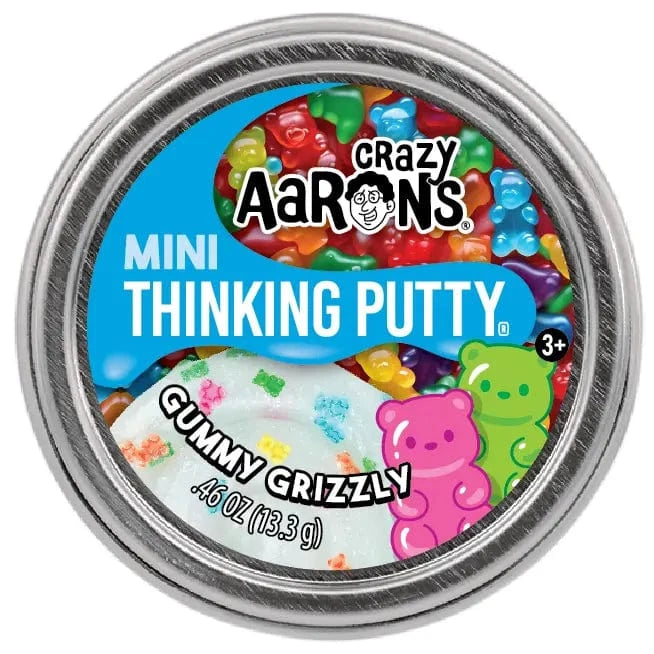 Mini Gummy Grizzly - 2" Thinking Putty Tin Crazy Aaron's Putty World Lil Tulips
