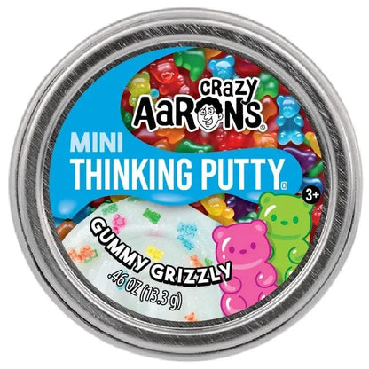 Mini Gummy Grizzly - 2" Thinking Putty Tin Crazy Aaron's Putty World Lil Tulips