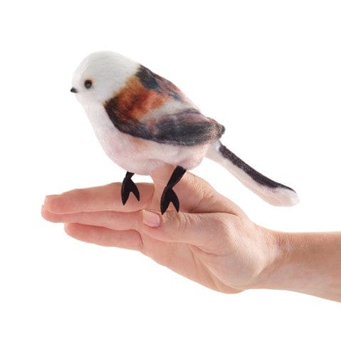 Mini Long-tailed Tit Finger Puppet Folkmanis Puppets Lil Tulips