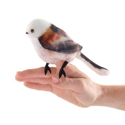 Mini Long-tailed Tit Finger Puppet Folkmanis Puppets Lil Tulips