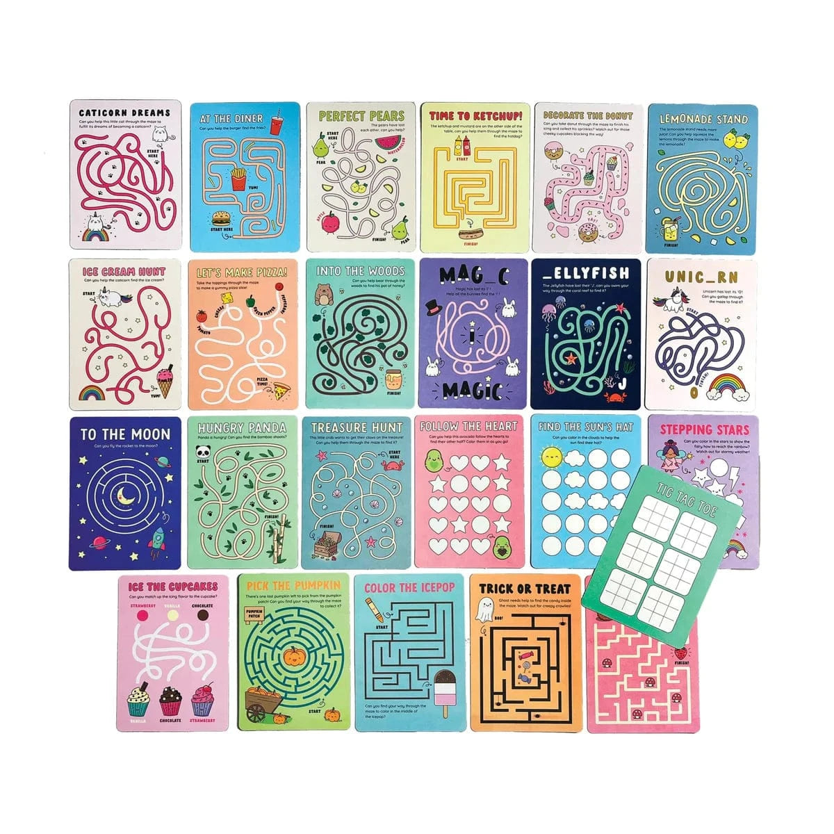 Mini Mazes Activity Cards OOLY Lil Tulips