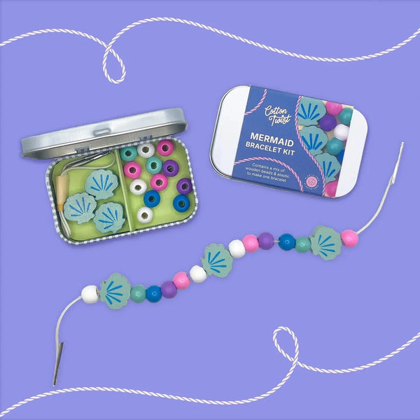 Mini Mermaid Bracelet Gift Kit Cotton Twist Lil Tulips