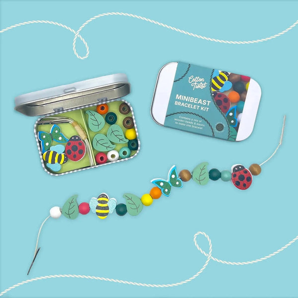 Mini Minibeast Bracelet Gift Kit Cotton Twist Lil Tulips