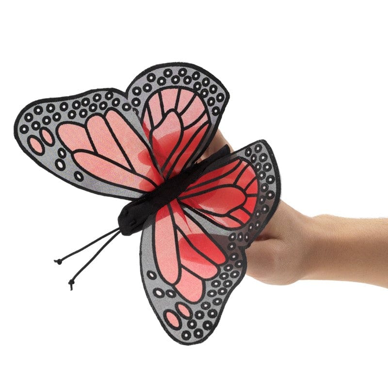 Mini Monarch Butterfly Finger Puppet Folkmanis Puppets Folkmanis Puppets Lil Tulips