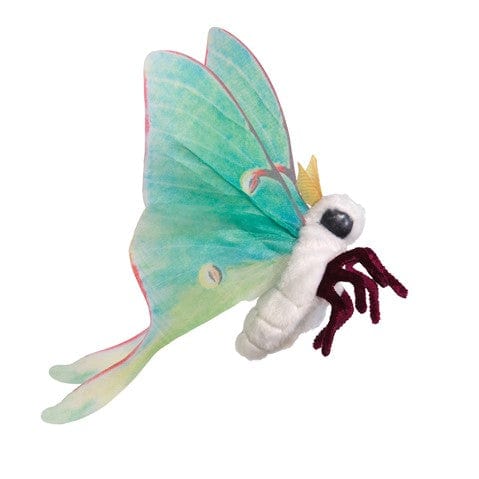 Mini Moth, Luna Finger Puppet Folkmanis Puppets Folkmanis Puppets Lil Tulips