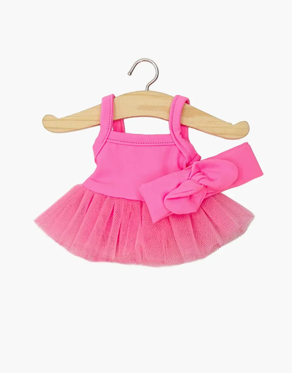 Mini Panchas Clothing  –  Neon Pink Stella Tutu Minikane Lil Tulips