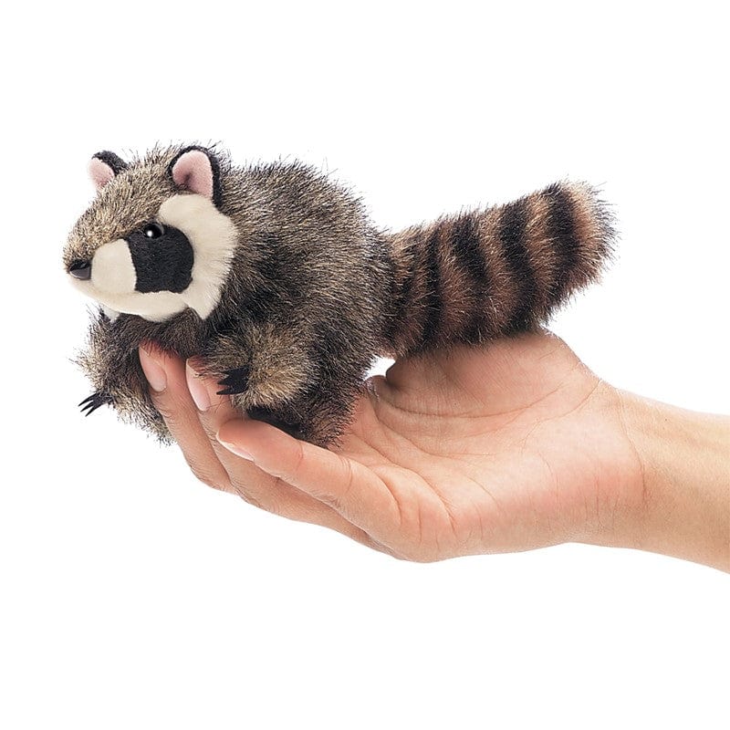 Mini Raccoon Finger Puppet Folkmanis Puppets Folkmanis Puppets Lil Tulips