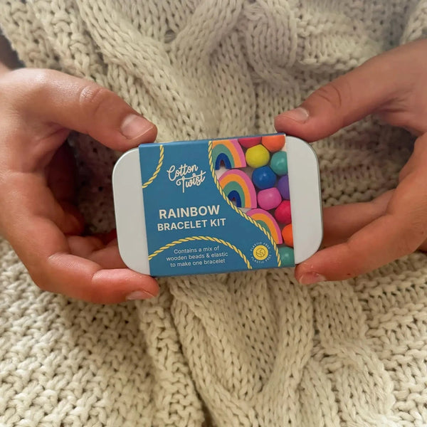 Mini Rainbow Bracelet Gift Kit Cotton Twist Lil Tulips