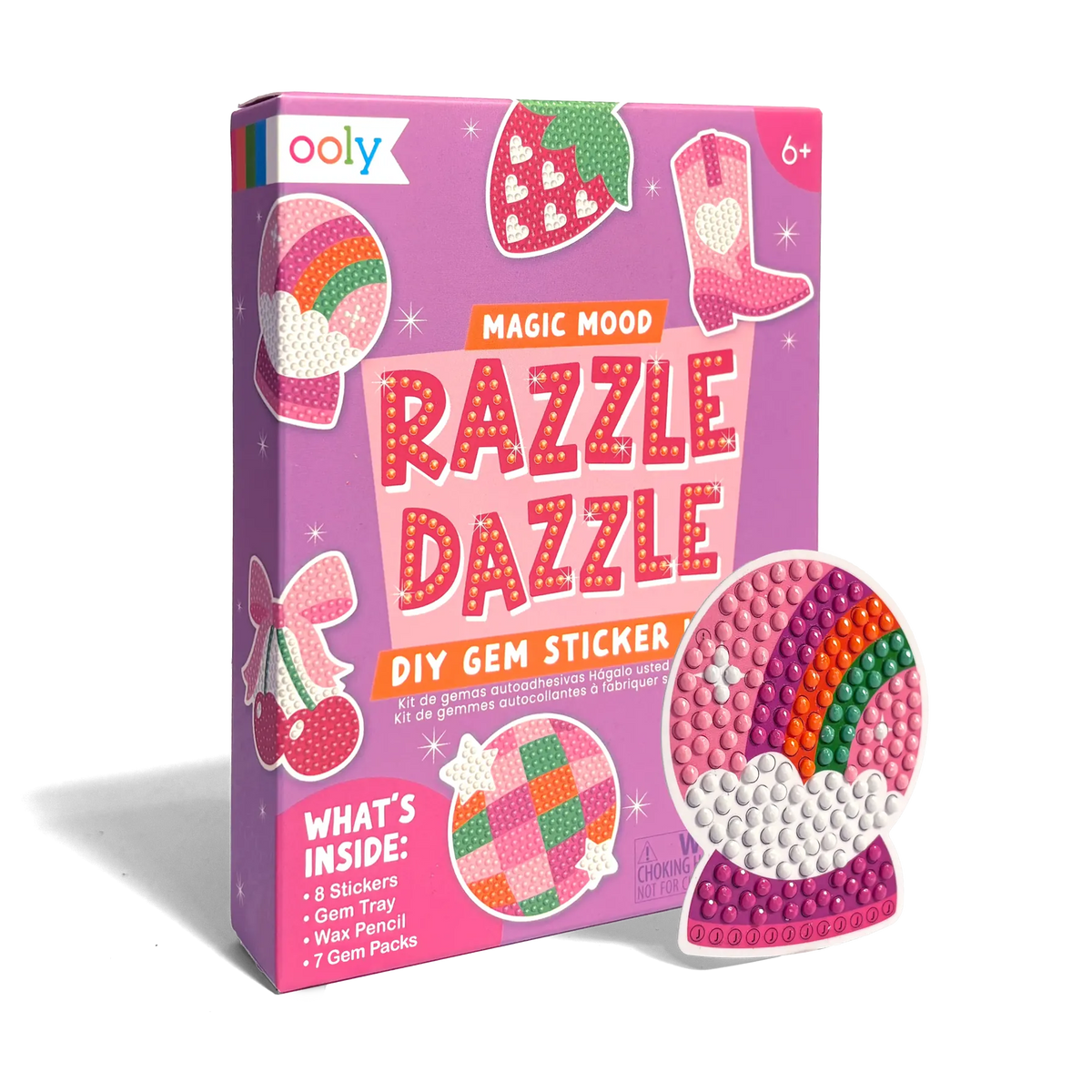 Mini Razzle Dazzle Diy Gem Sticker Kit - Magic Mood OOLY Lil Tulips
