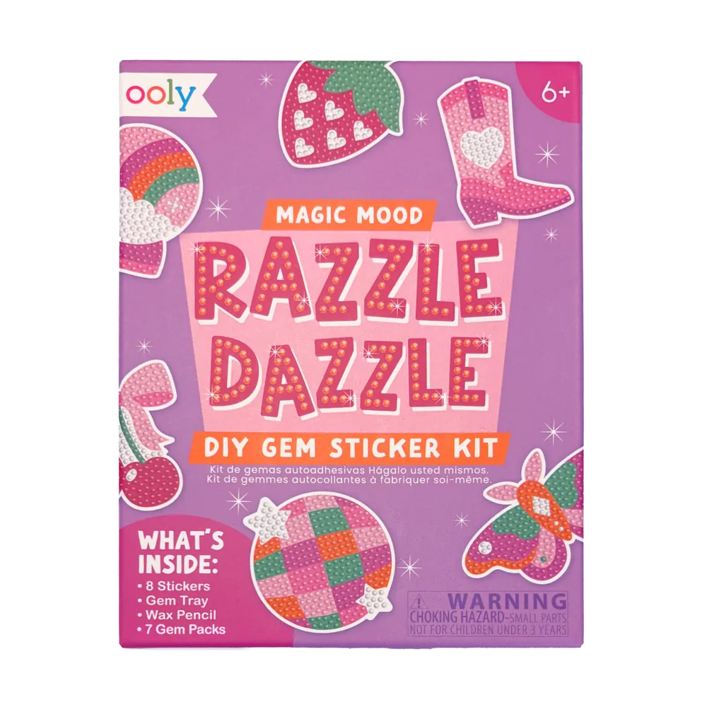 Mini Razzle Dazzle Diy Gem Sticker Kit - Magic Mood OOLY Lil Tulips