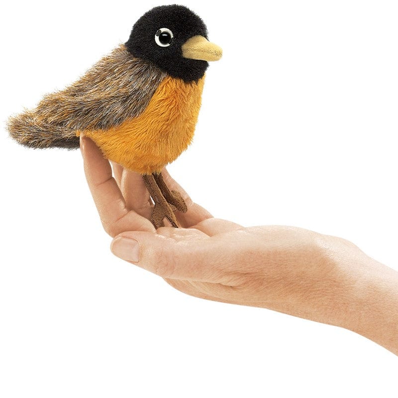 Mini Robin Finger Puppet Folkmanis Puppets Folkmanis Puppets Lil Tulips