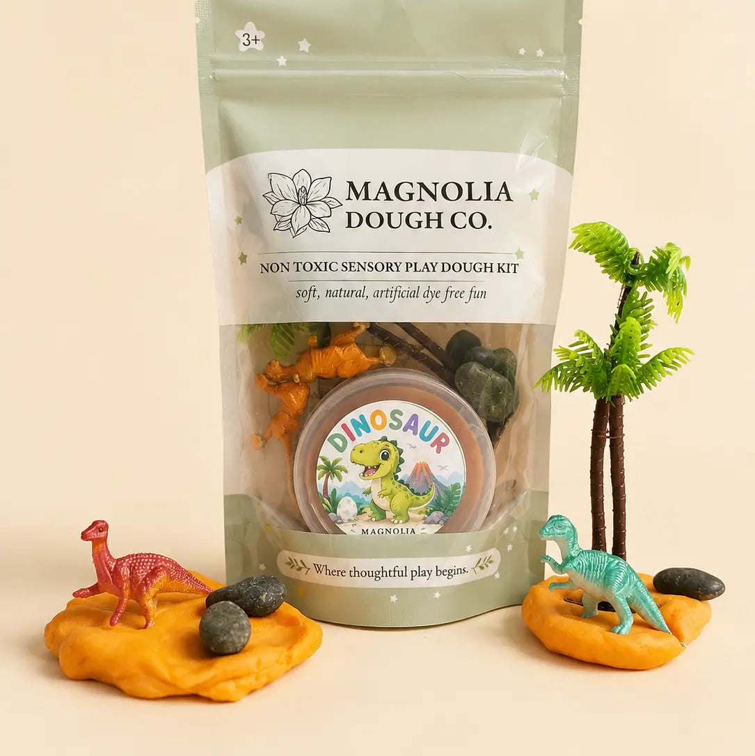 Mini Sensory Kit - Dino Dig Magnolia Dough Lil Tulips