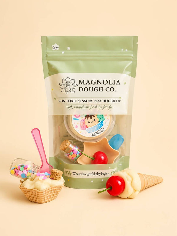 Mini Sensory Kit - Sweet Scoops Magnolia Dough Lil Tulips