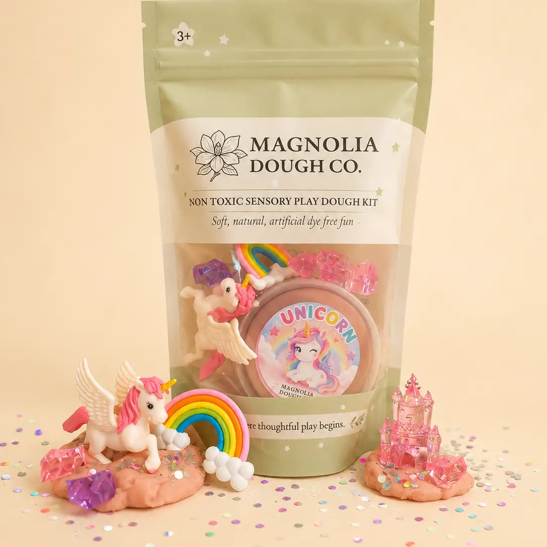 Mini Sensory Kit - Unicorn Wishes Magnolia Dough Lil Tulips