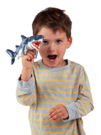 Mini Shark Finger Puppet Folkmanis Puppets Folkmanis Puppets Lil Tulips