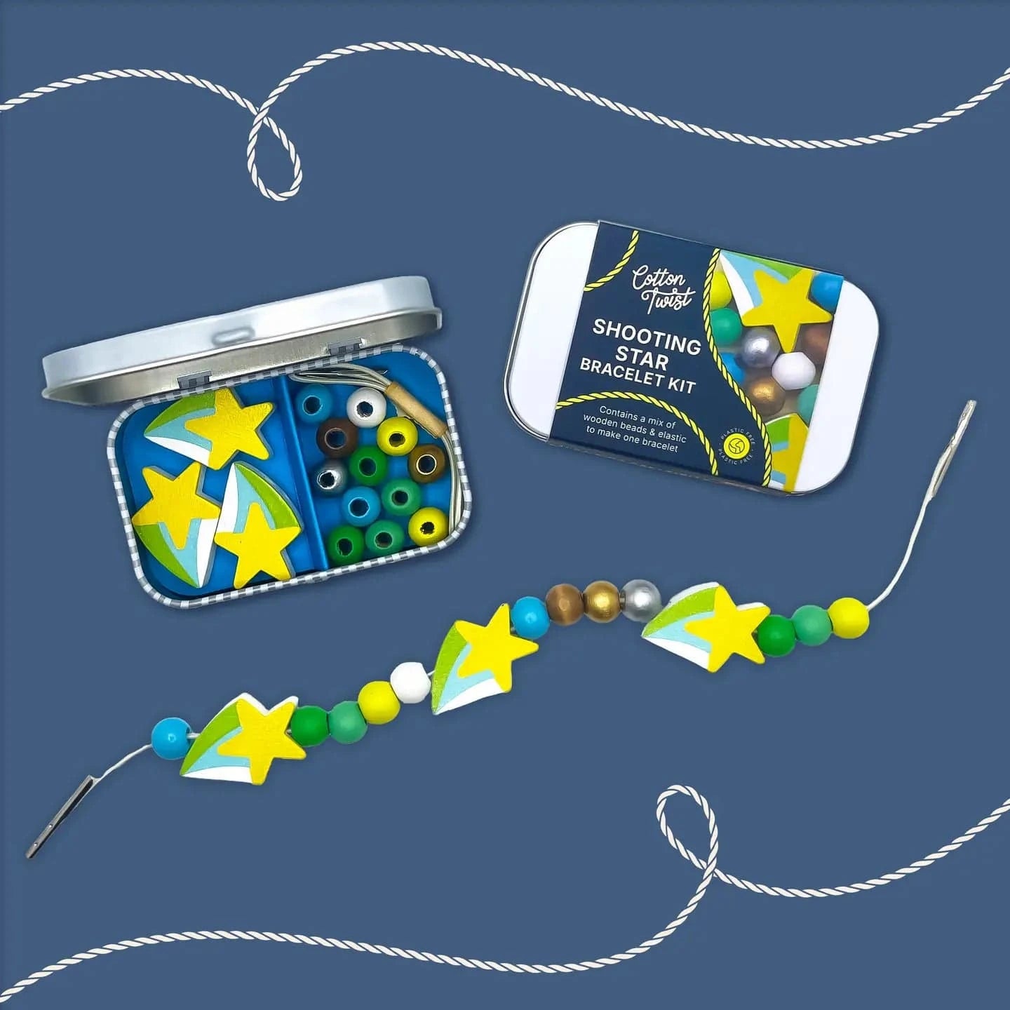 Mini Shooting Star Bracelet Gift Kit Cotton Twist Lil Tulips