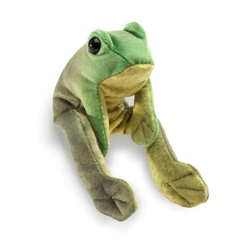Mini Sitting Frog Finger Puppet Folkmanis Puppets Folkmanis Puppets Lil Tulips