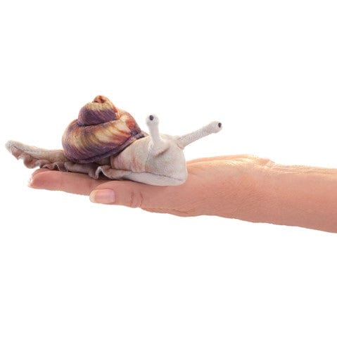 Mini Snail Finger Puppet Folkmanis Puppets Folkmanis Puppets Lil Tulips