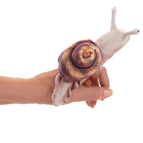 Mini Snail Finger Puppet Folkmanis Puppets Folkmanis Puppets Lil Tulips