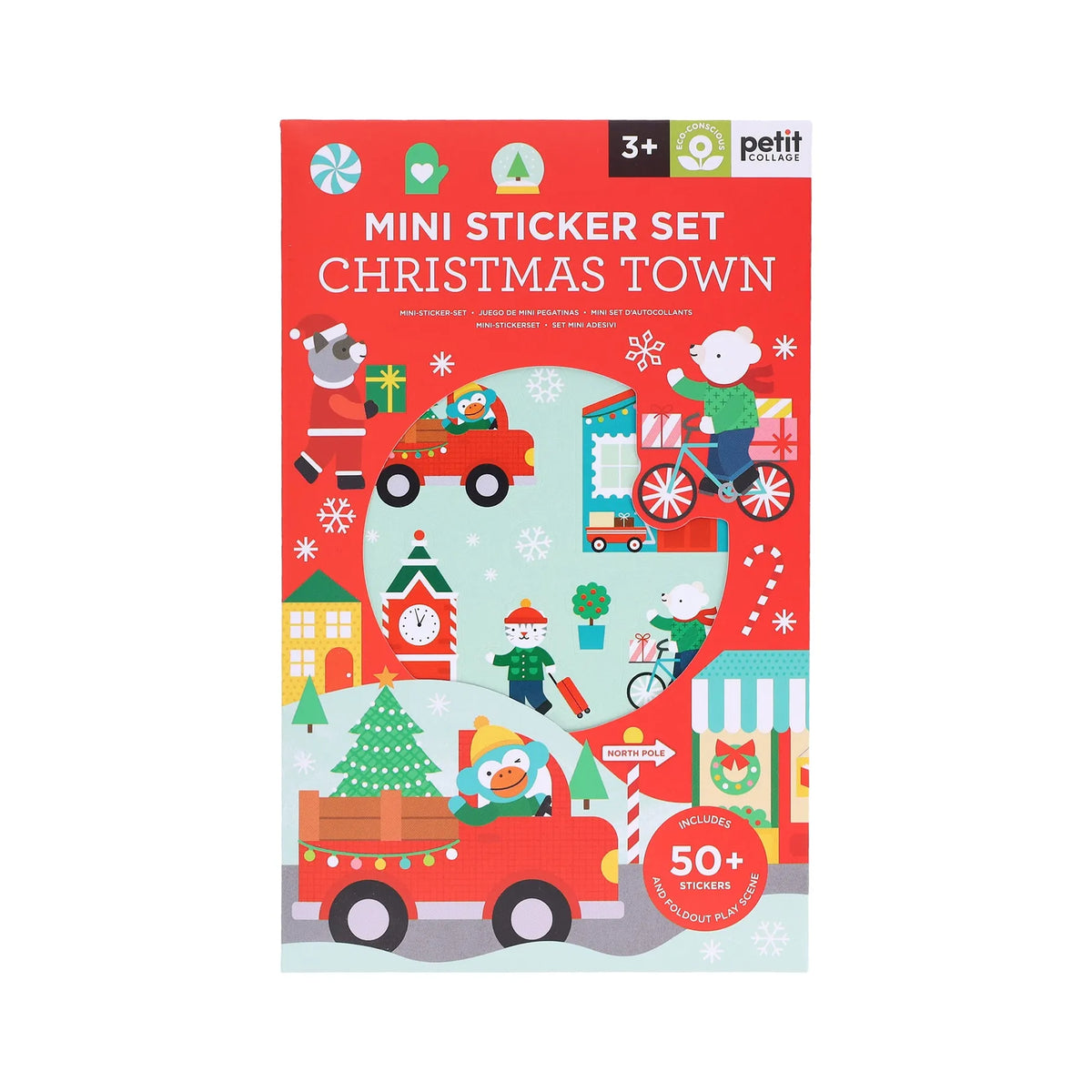 Mini Sticker Set: Christmas Town Chronicle Books Lil Tulips