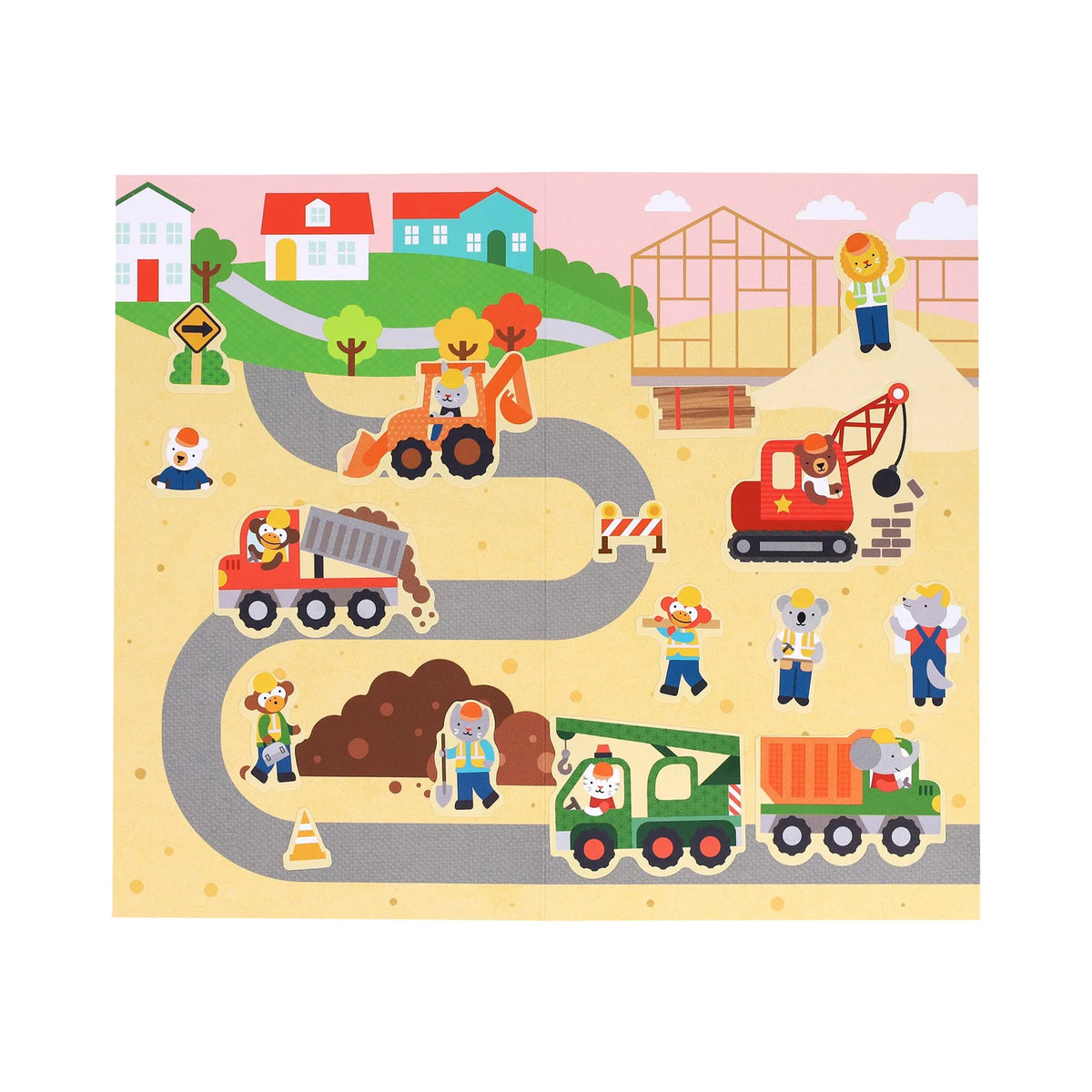 Mini Sticker Set: Little Builders Chronicle Books Lil Tulips