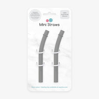 Mini Straw Replacement Pack - Gray Ezpz Lil Tulips