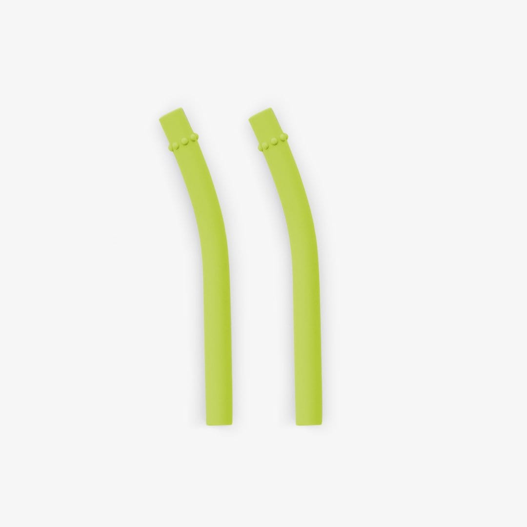 Mini Straw Replacement Pack - Lime Ezpz Lil Tulips