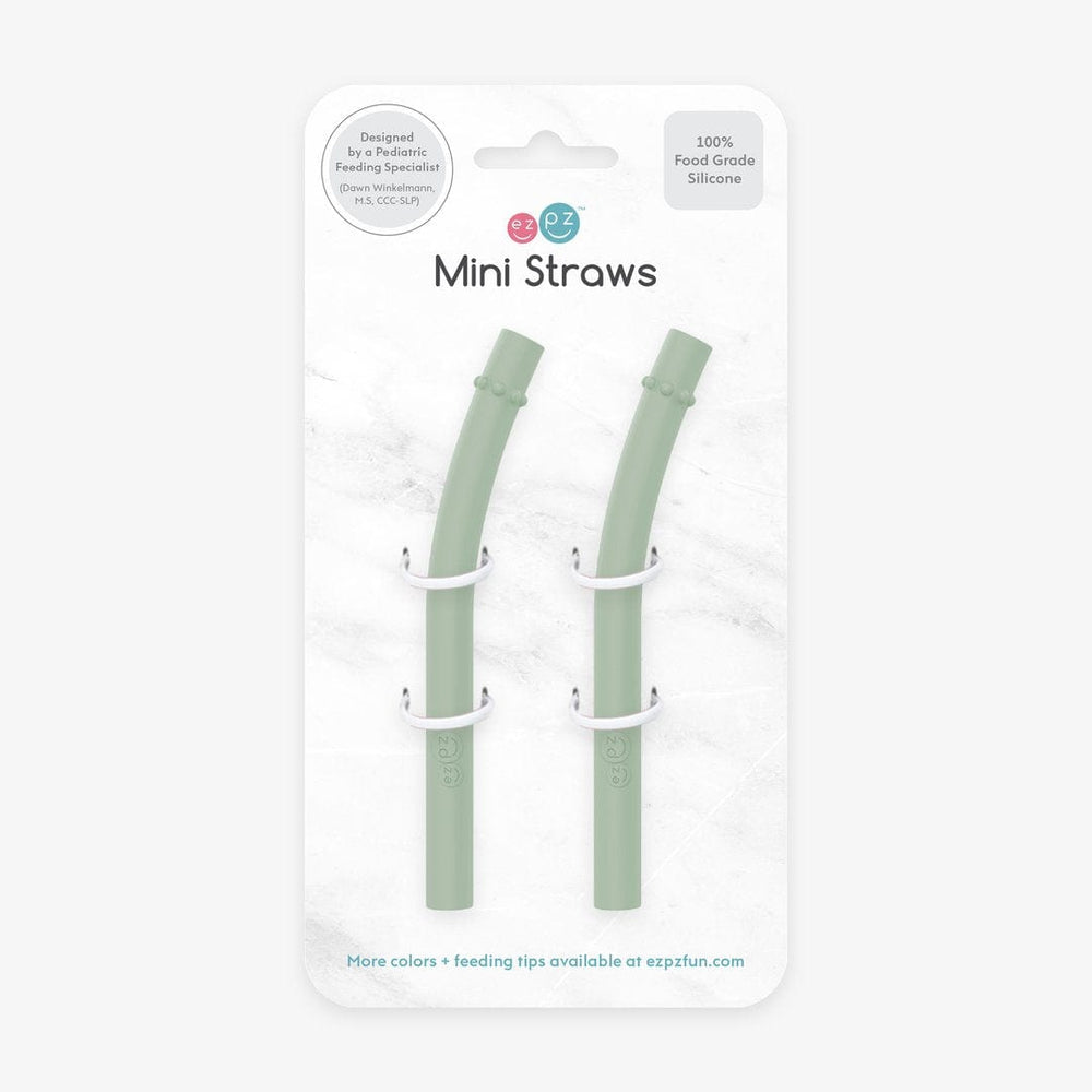 Mini Straw Replacement Pack - Sage Ezpz Lil Tulips