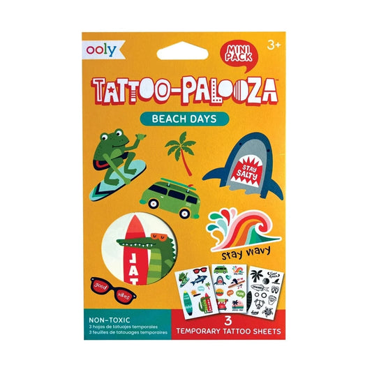 Mini Temporary Tattoos - Beach Days OOLY Lil Tulips