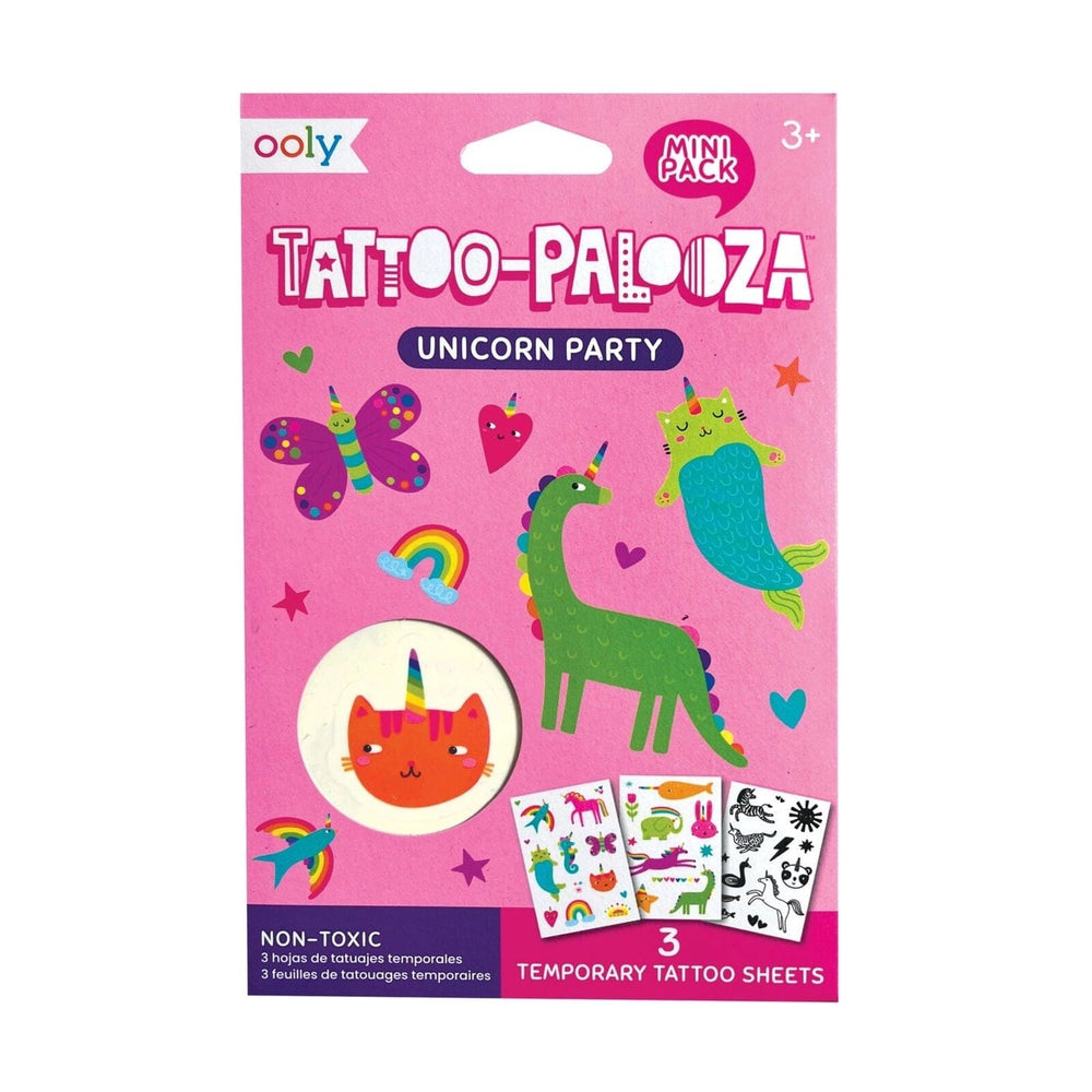 Mini Temporary Tattoos - Unicorn Party OOLY Lil Tulips